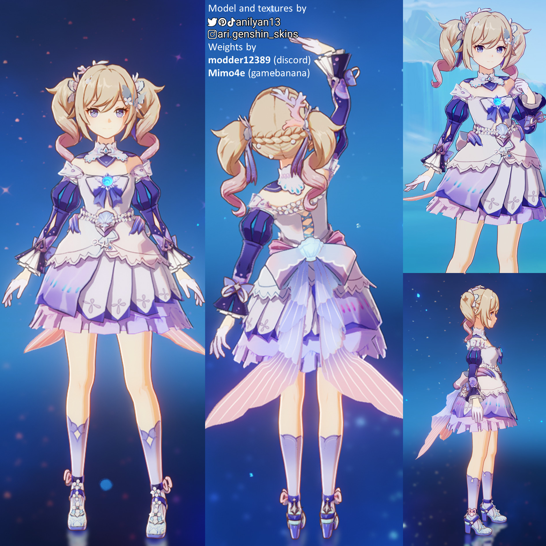Barbara in Kokomi's style