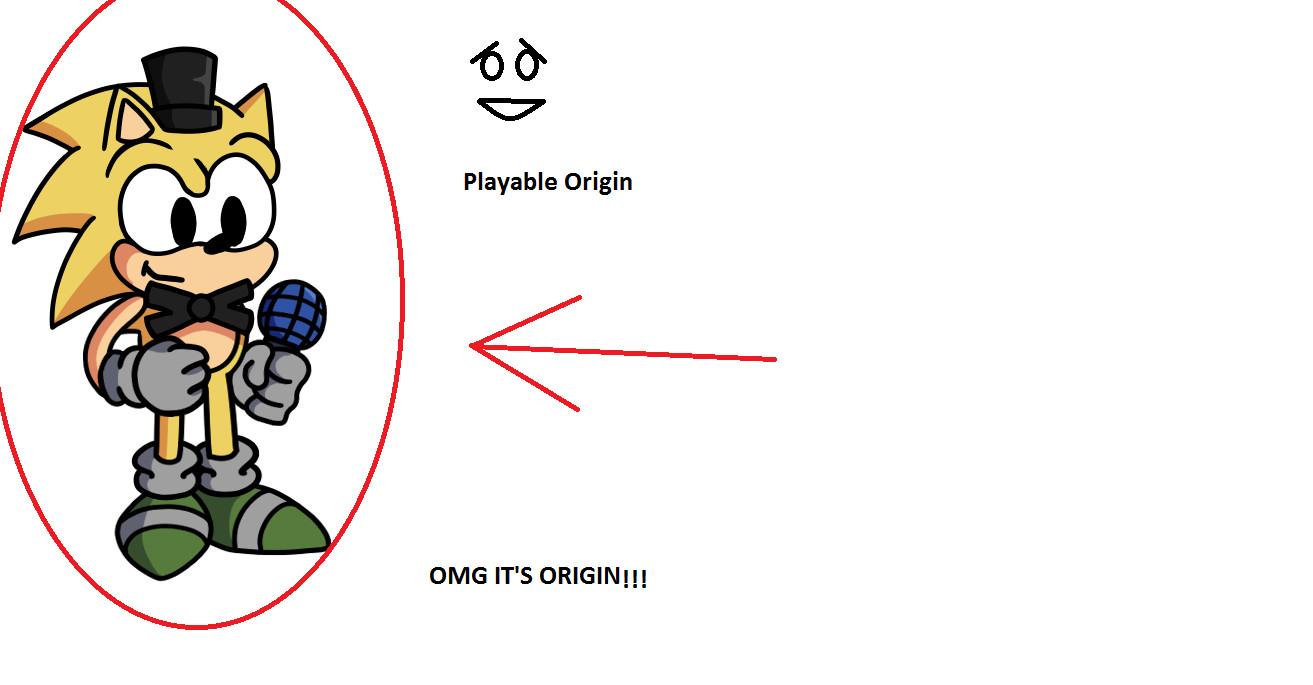 Playable Origin Sonic