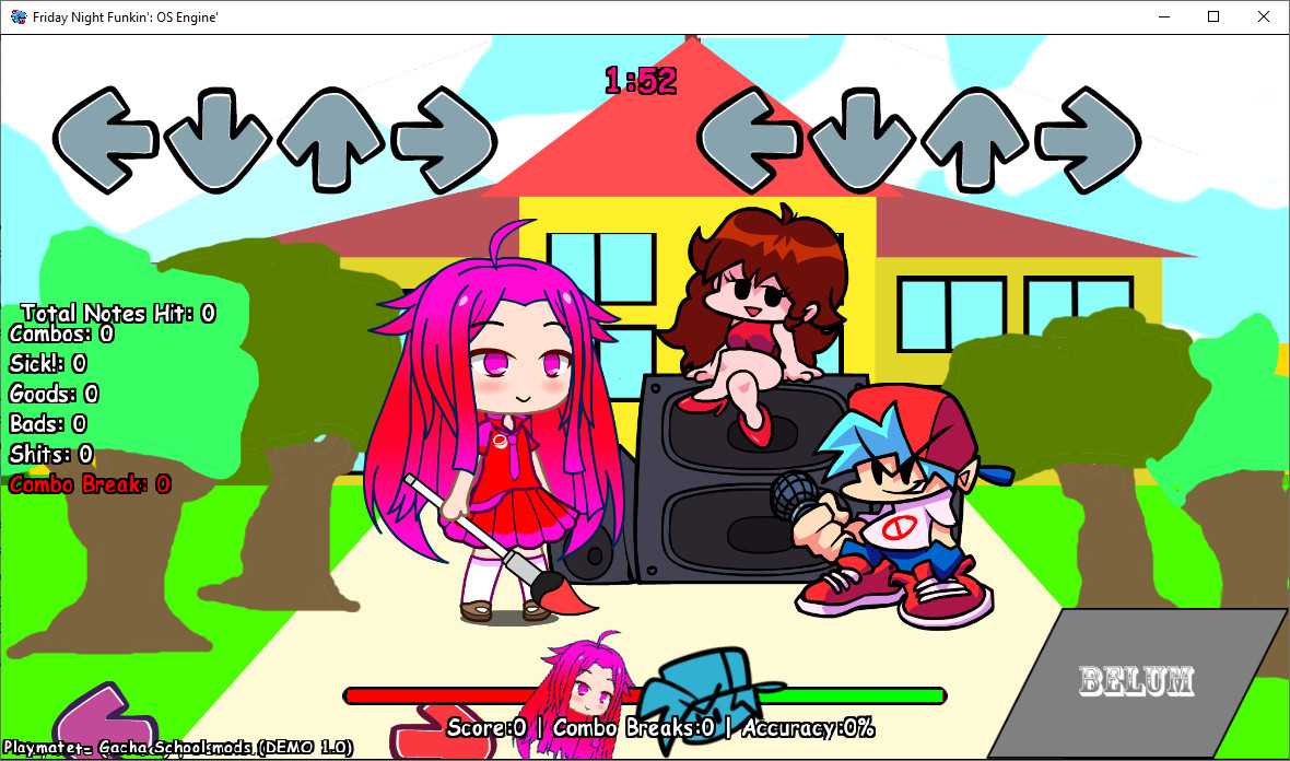 Frida Night Funkin School Gacha Clup (demo) v1.4 Mod for Friday Night ...