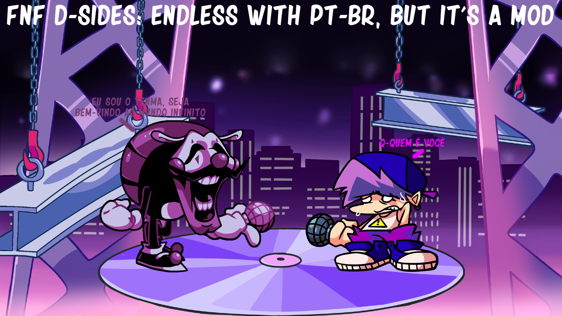 FNF D-Sides: Endless With PT-BR, But It's A Mod