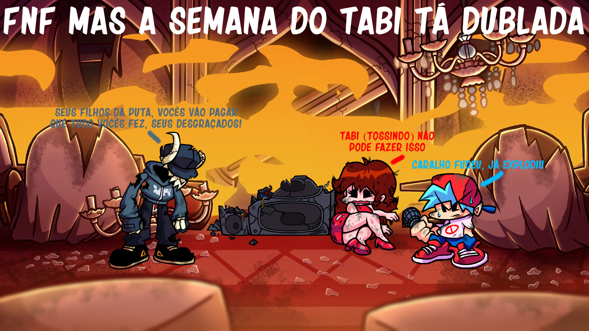 FNF Mas A Semana Do Tabi Tá Dublada