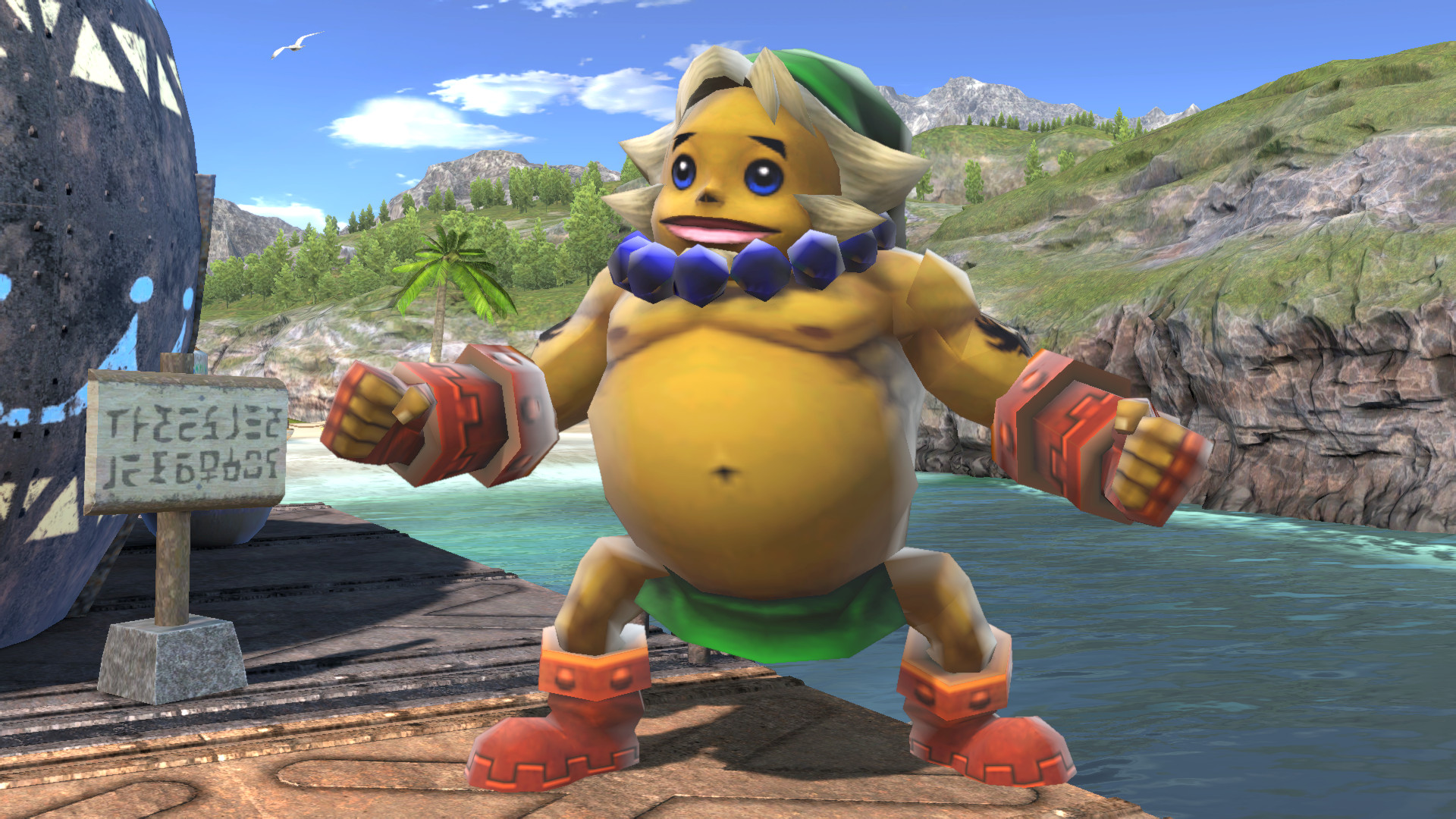 Majoras Mask Goron Link