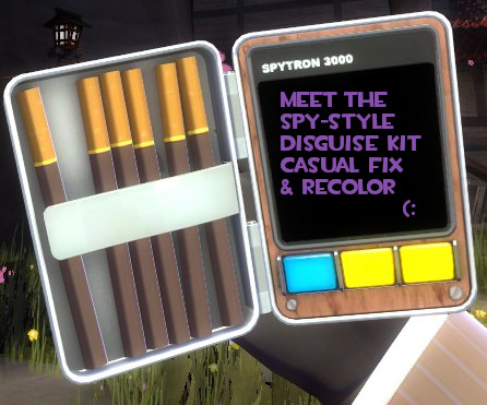 Meet The Spy-style Disguise Kit Casual Fix/Recolor