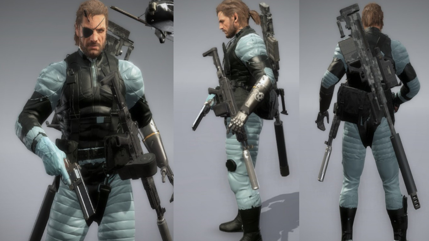 MGS2 Raiden Sneaking Suit [SB Compatible] Mod for Metal Gear Solid V ...