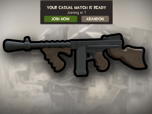 open fortress tommy gun BUT NOW ON CASUAL!!11!