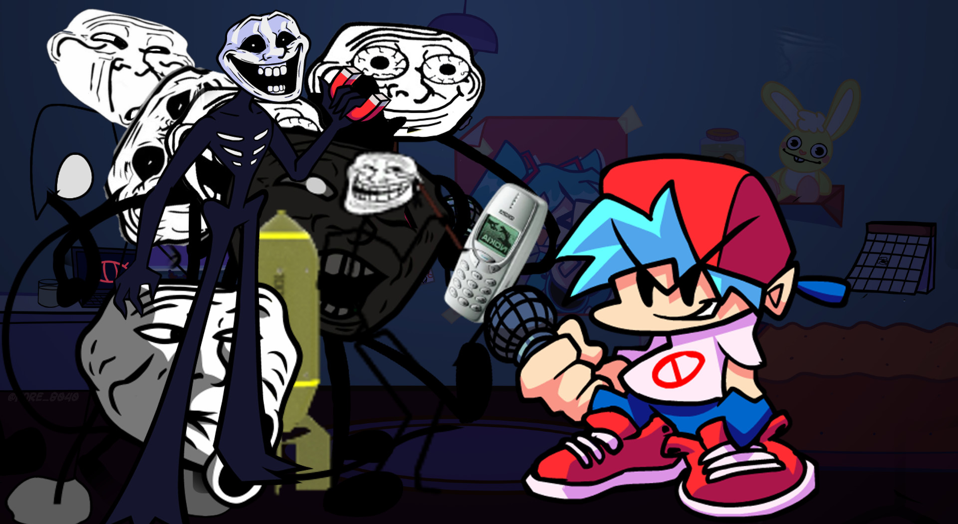 fridaynightfunkin Trollgeomnipresent fanmade DEMO