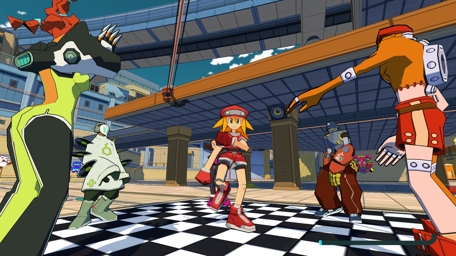 Mega Man Legends Pack Mod for Bomb Rush Cyberfunk | BRC Mods