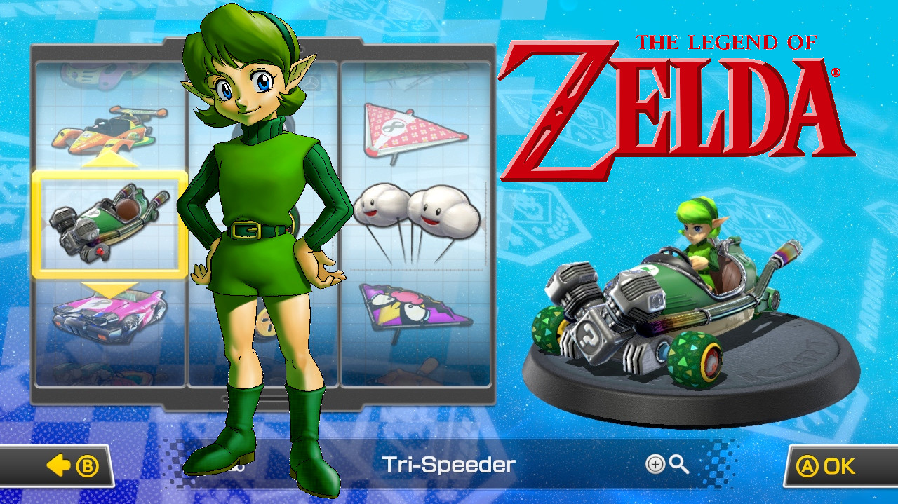 This Zelda Ocarina of Time Custom Track for Mario Kart 8 looks incredible