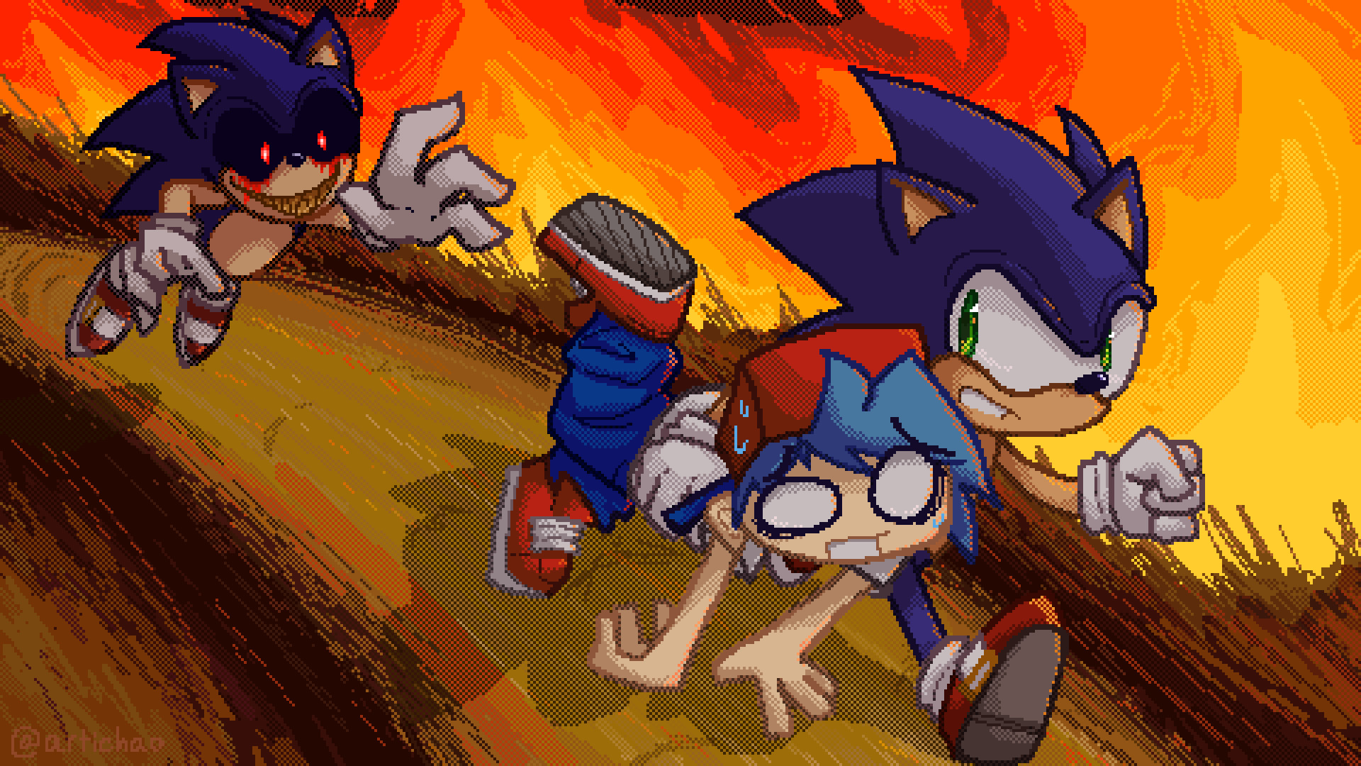 Sonic the sonic exe confronting yourself thing