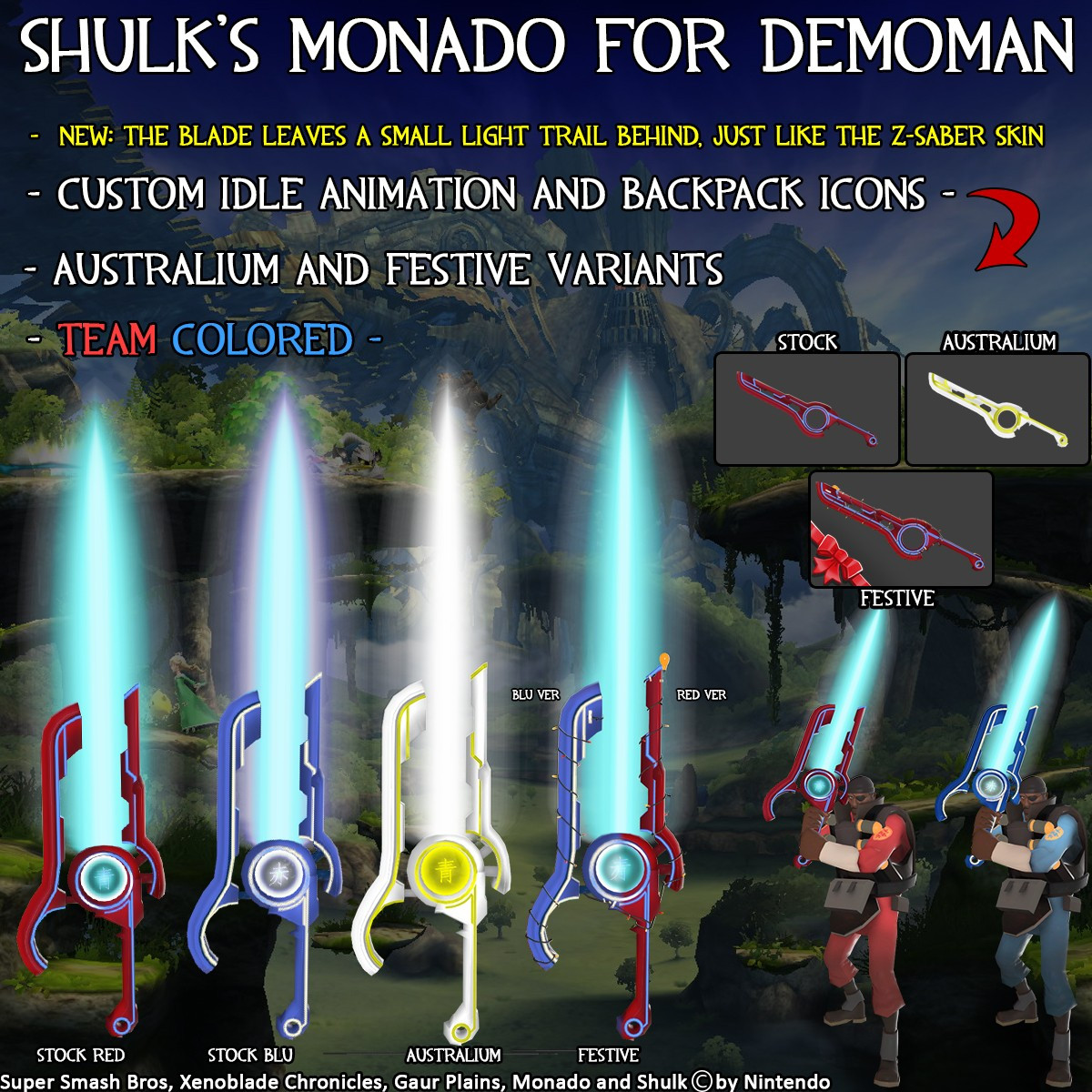 Shulk's Monado for all Headtakers (Casual)