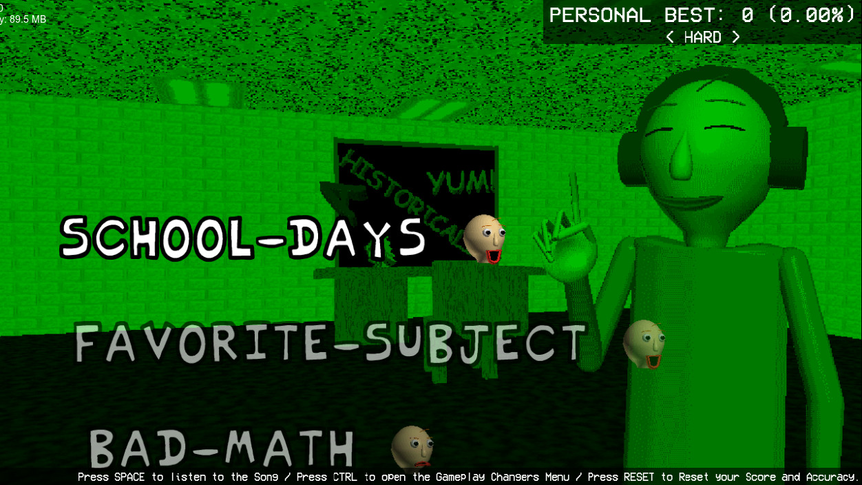 Play Baldi's Basics Menu Theme Music Sheet