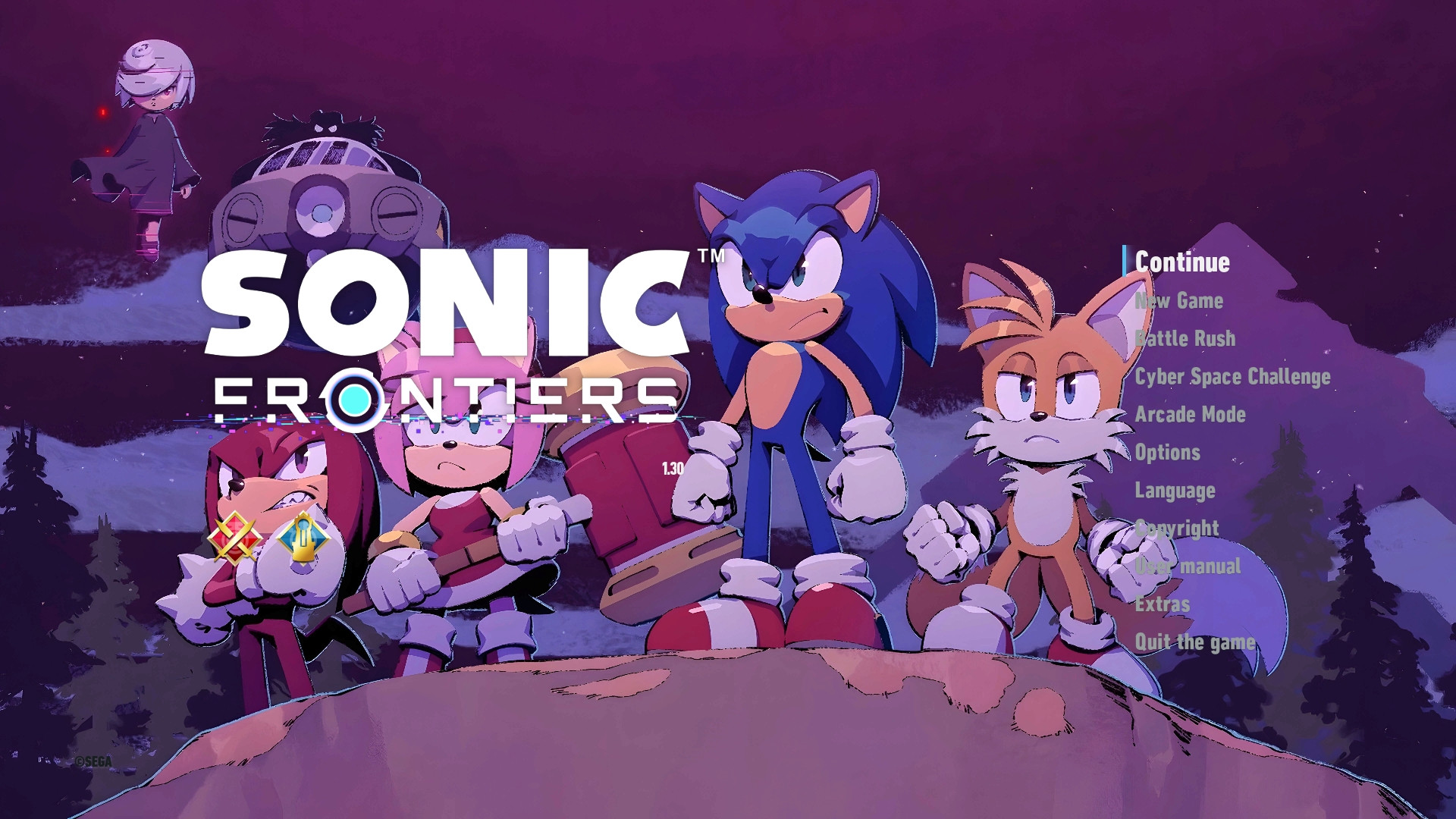 Into the Horizon Title Screens Mod for Sonic Frontiers | Frontiers Mods
