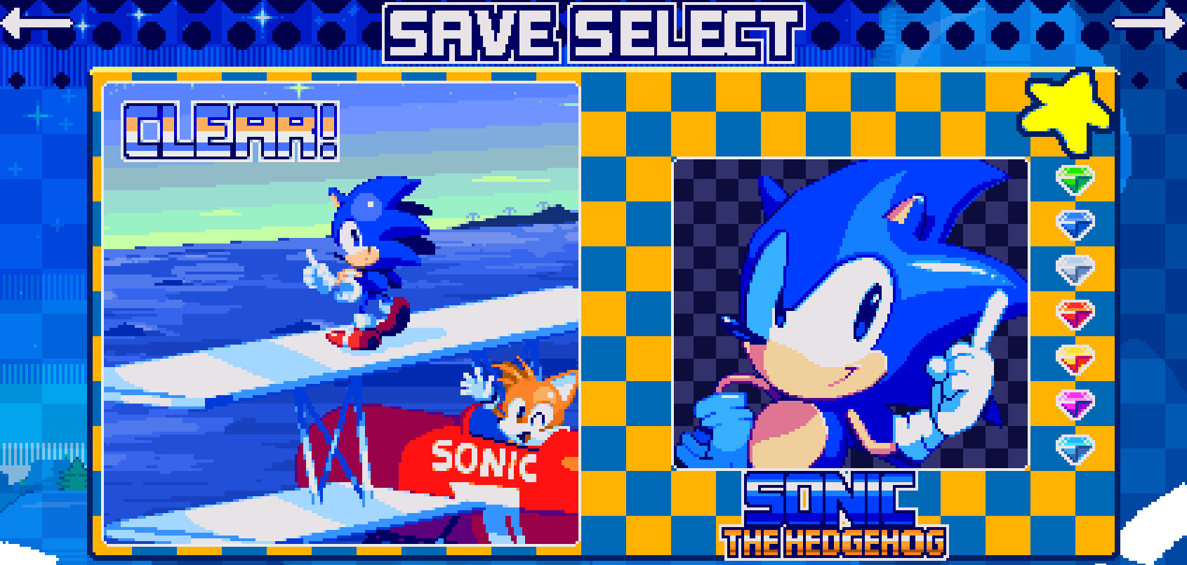 Sonic And The Fallen Star SAVE(100%) [Sonic and the Fallen Star] [Mods]