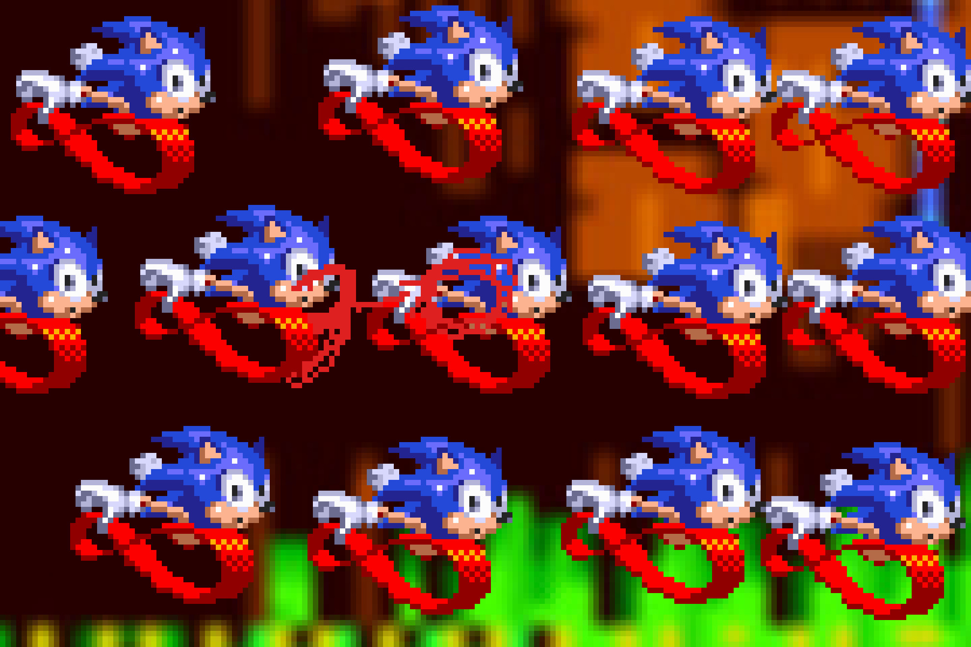 Ok this is really common, people say that the sonic 3 Sprite looks