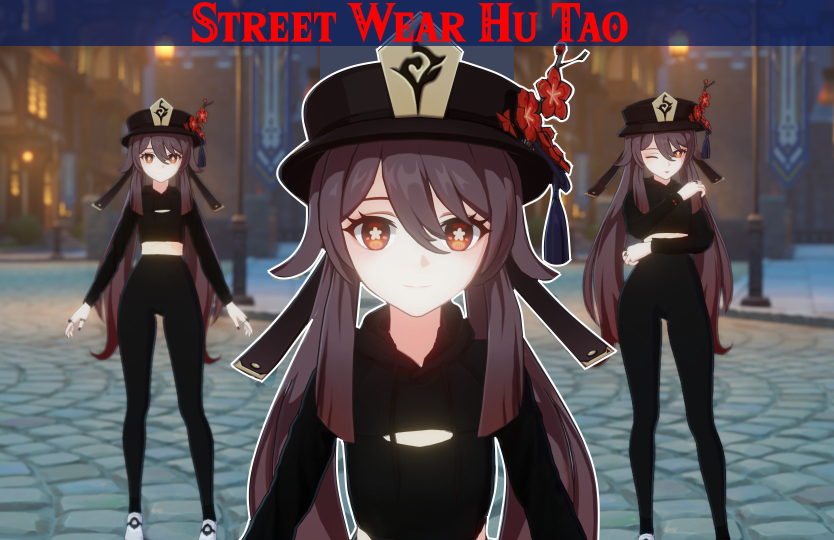 Street Wear Hu Tao