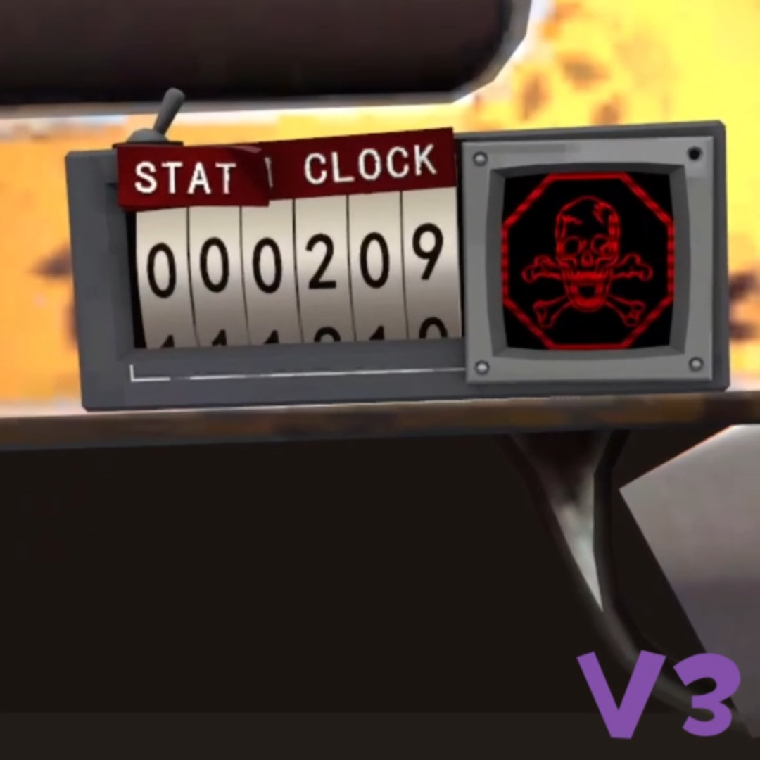 ULTRAKILL Skull Stat Clock (Animated&CasualFixed) Mod for Team Fortress ...