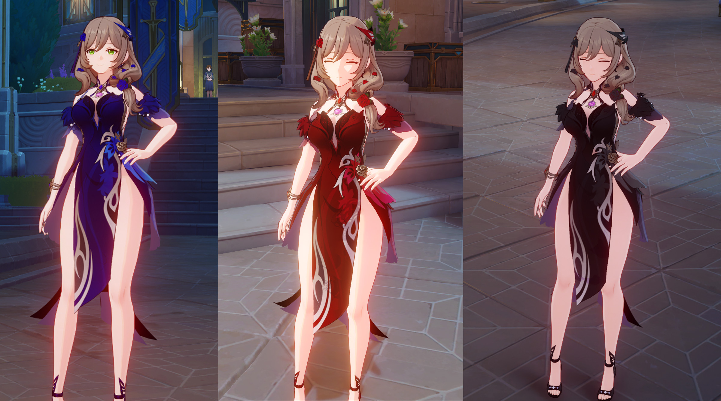 Lisa Recolor Luxurious Dress Thicc