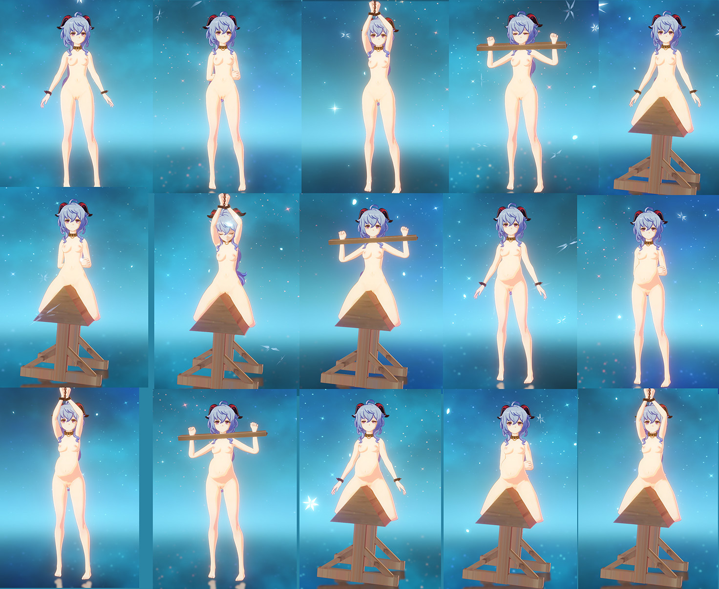 Ganyu Bondage 16 in 1