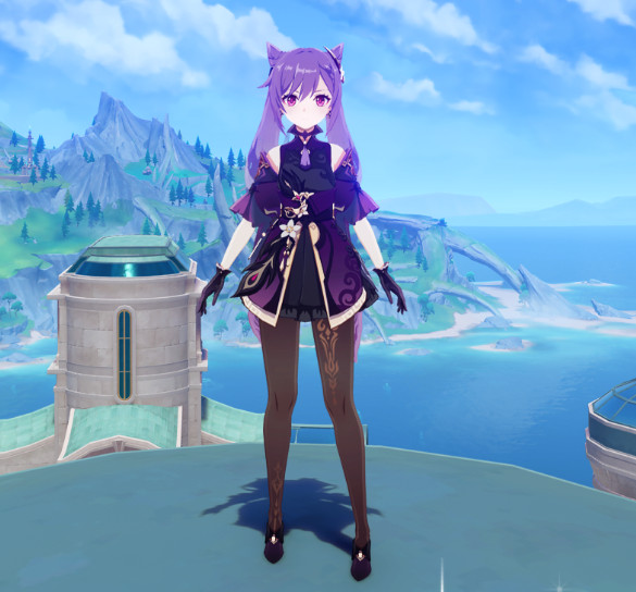 Darker Keqing recolor