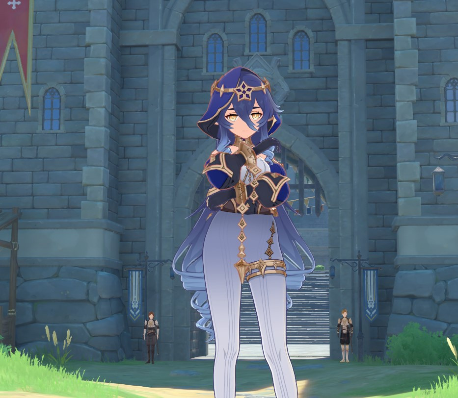 Layla skirtless simple mod