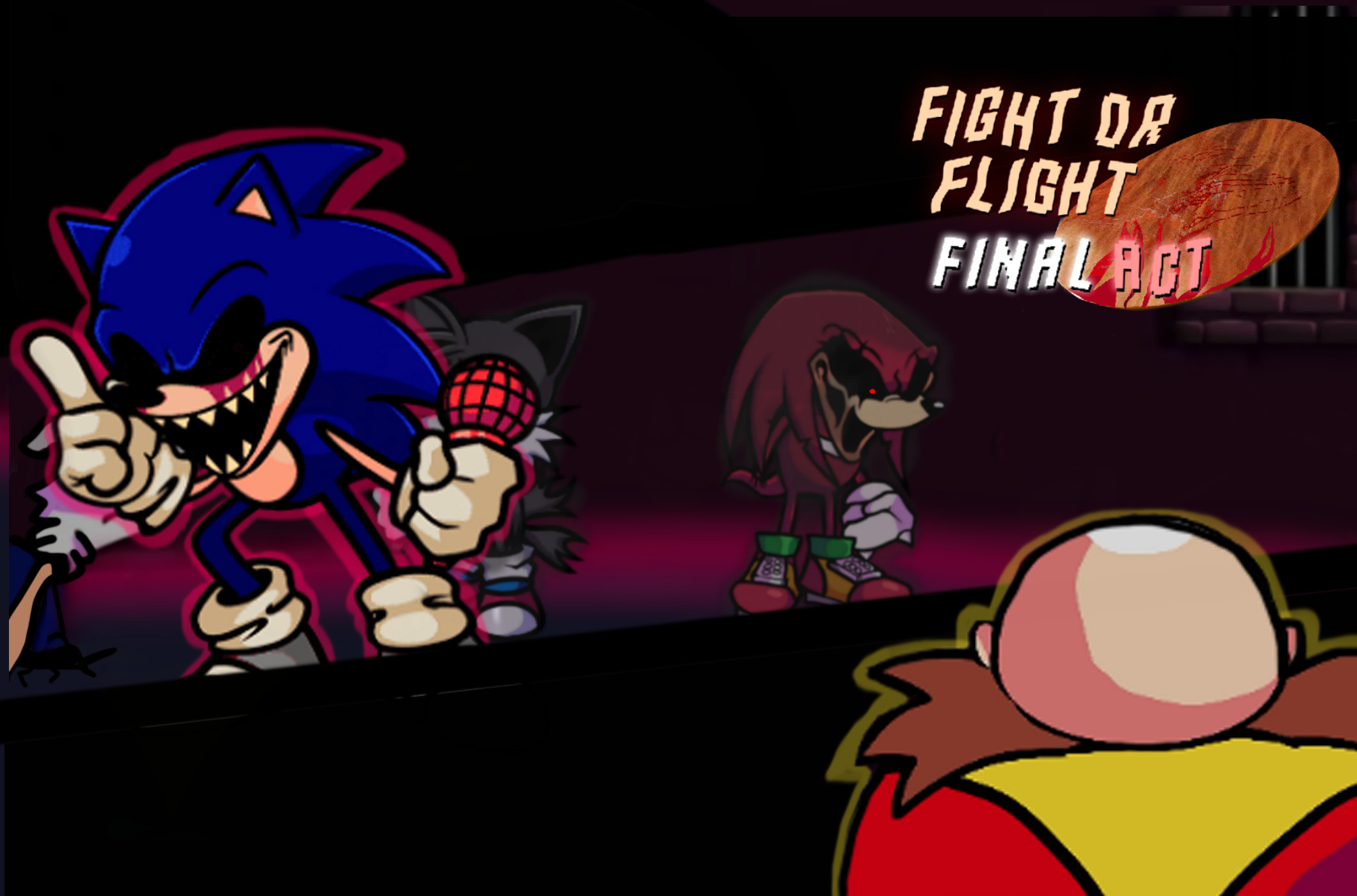 SENSITIVE CONTENT] Sonic.EXE Fight or Flight Stage Remake [Friday Night  Funkin'] [Mods]