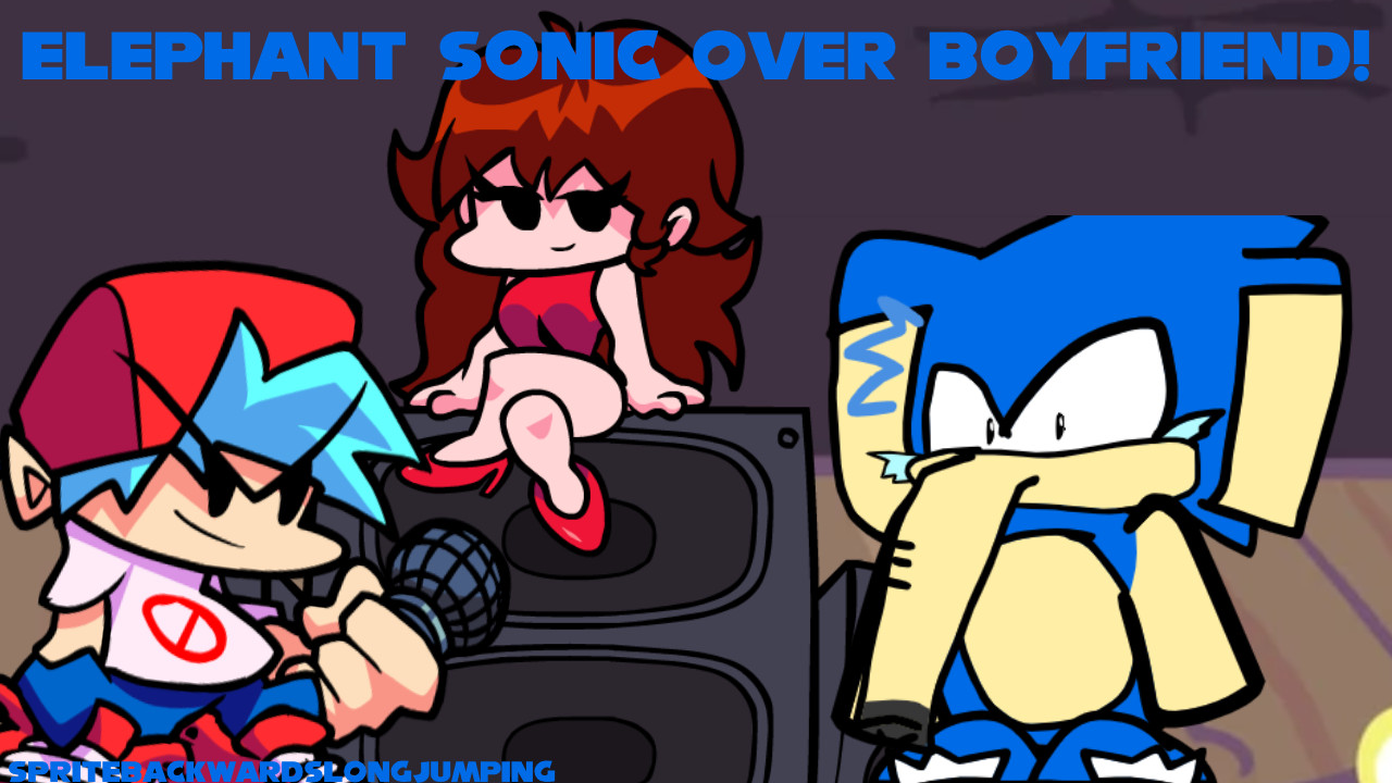 Sonic The Hedgehog (Over Boyfriend) [Friday Night Funkin'] [Mods]