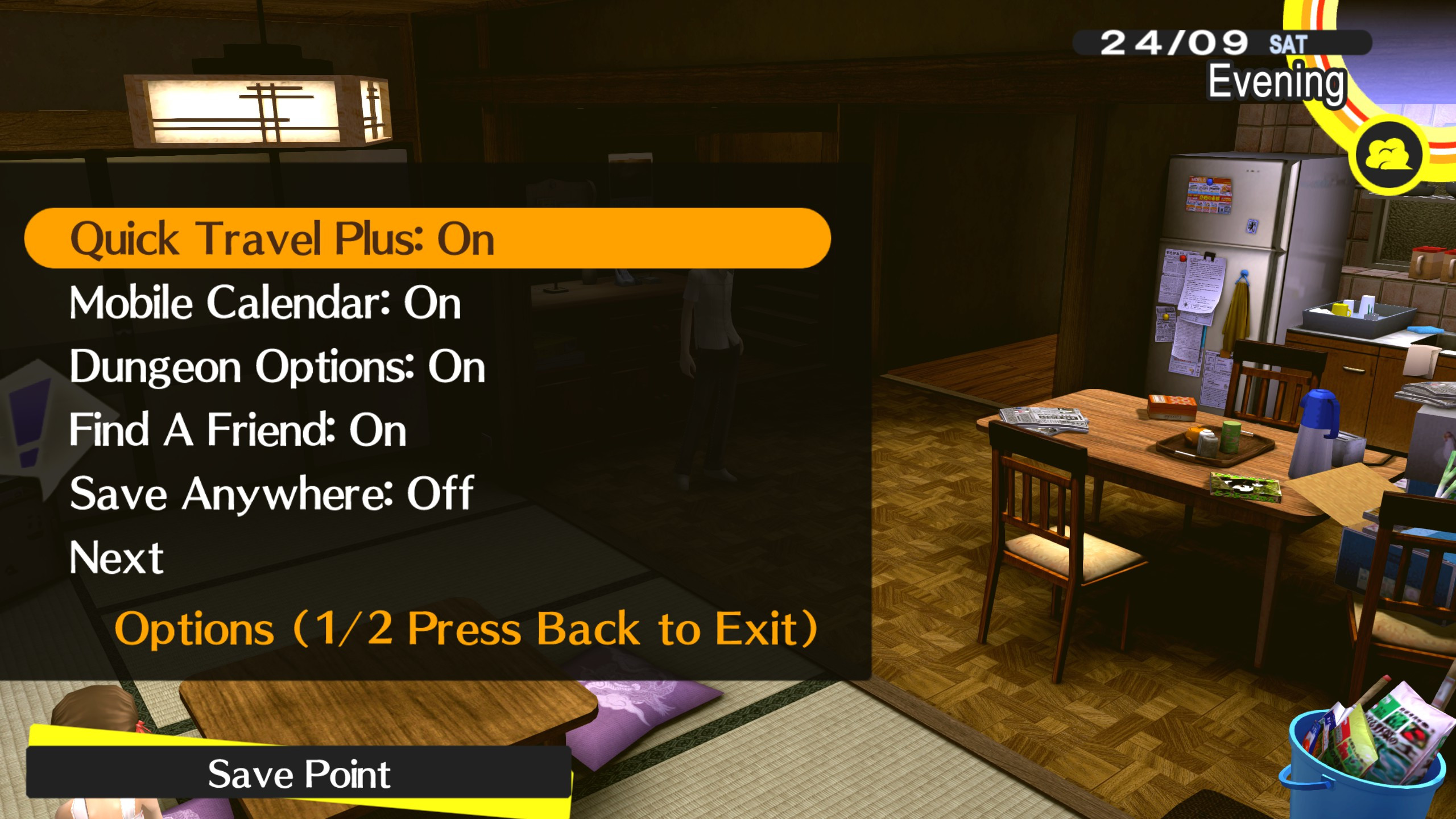 Custom Sub Menu [Persona 4 Golden PC (64 Bit)] [Mods]