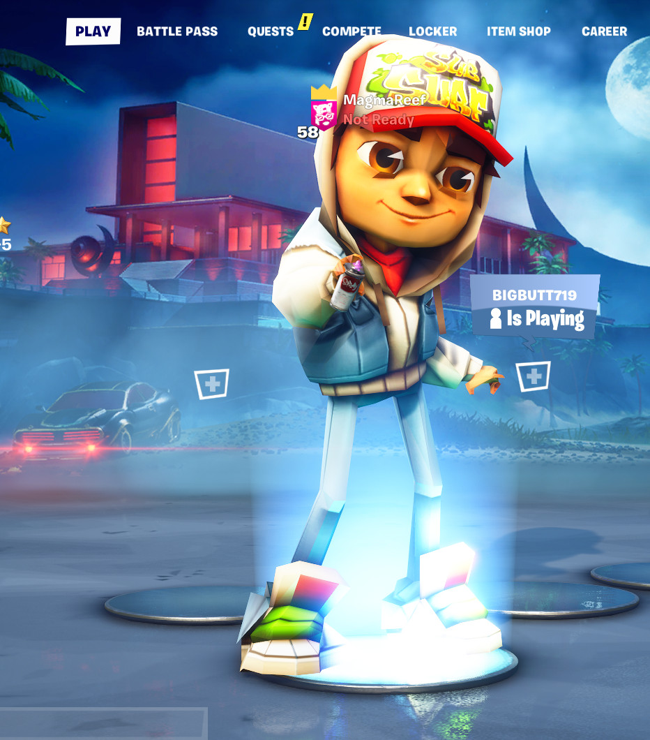 Jake from Subway Surfers [Fortnite] [Mods]