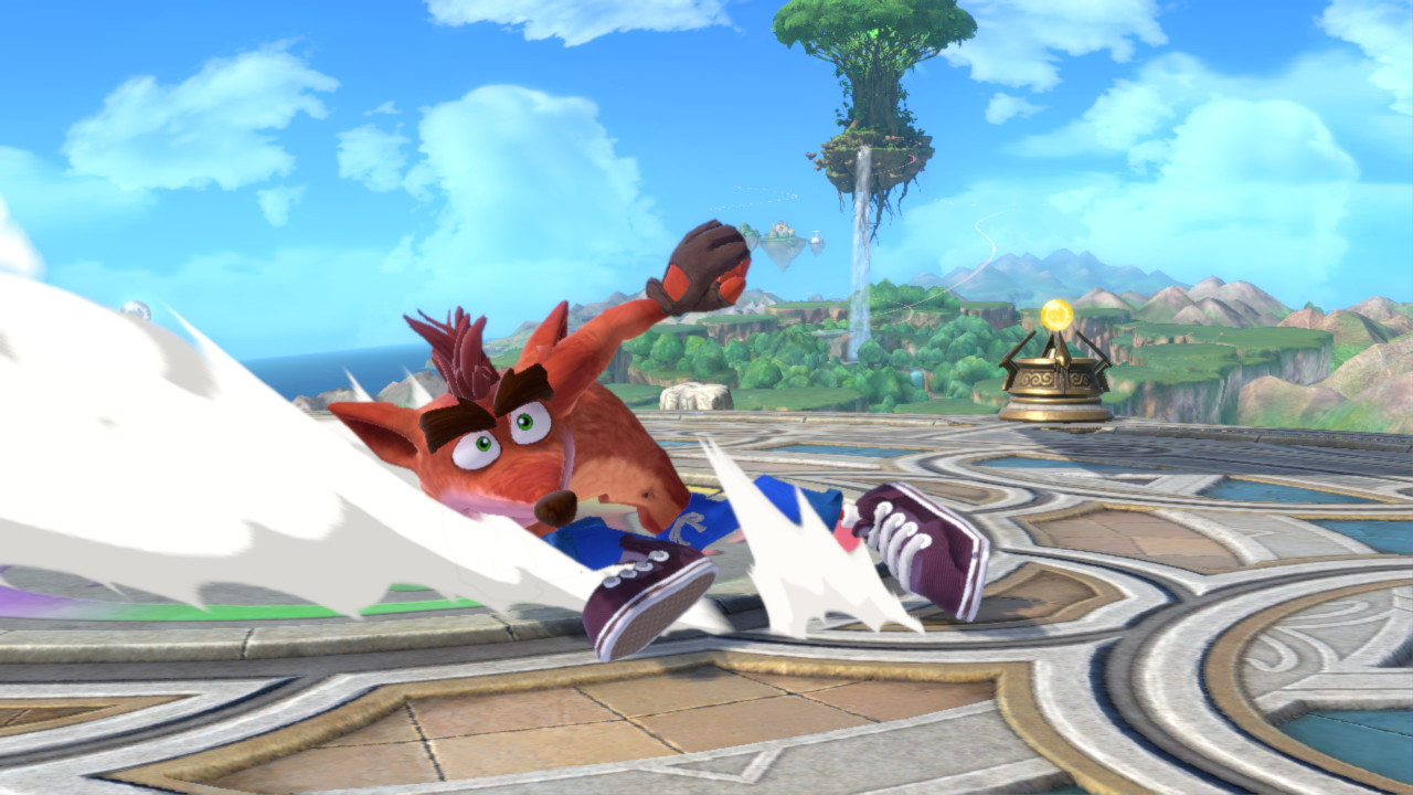 Crash Bandicoot Joins Super Smash Bros Ultimate In New Mod