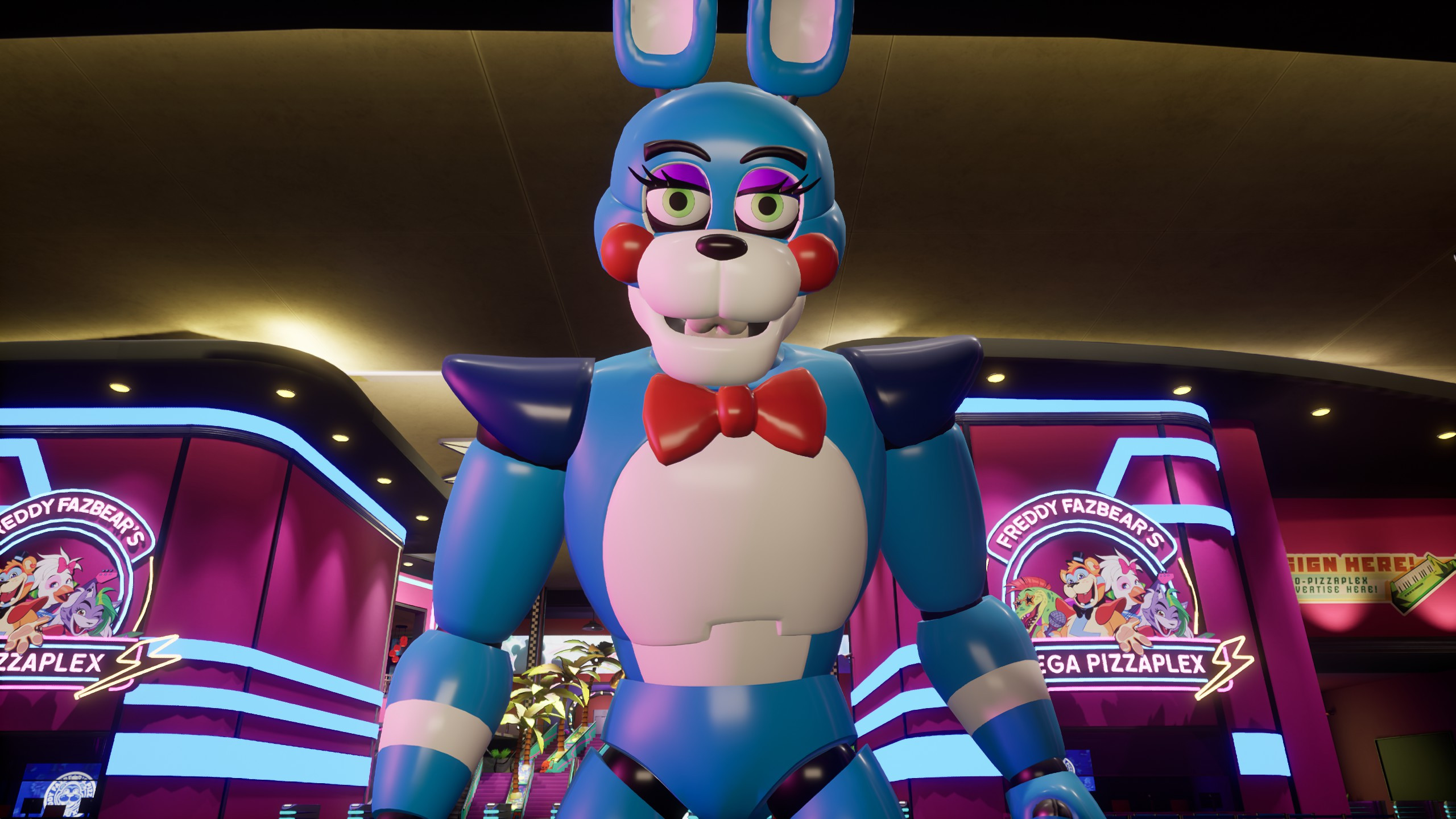 Toy' Glamrock Bonnie V2.5 [Five Nights at Freddy's Security Breach] [Mods]