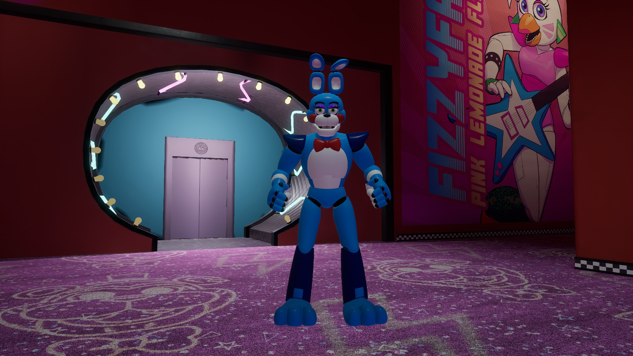 Toy' Glamrock Bonnie V2.5 [Five Nights at Freddy's Security Breach] [Mods]