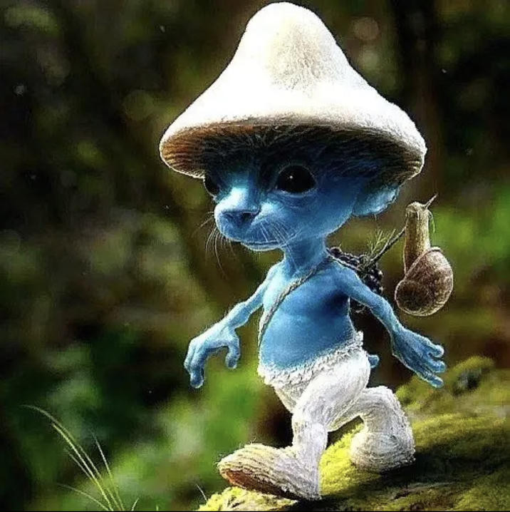 VS Smurf Cat