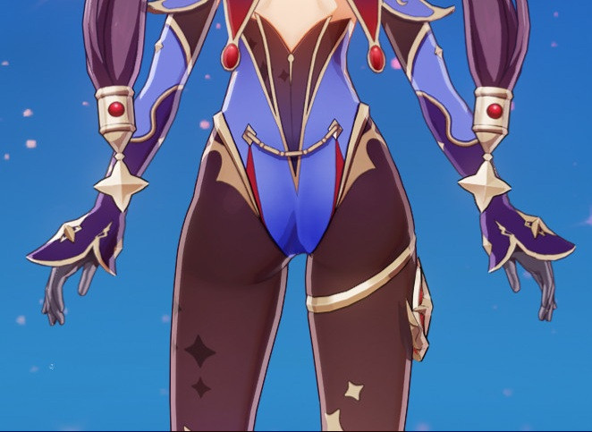 Mona with no cape and that's it.