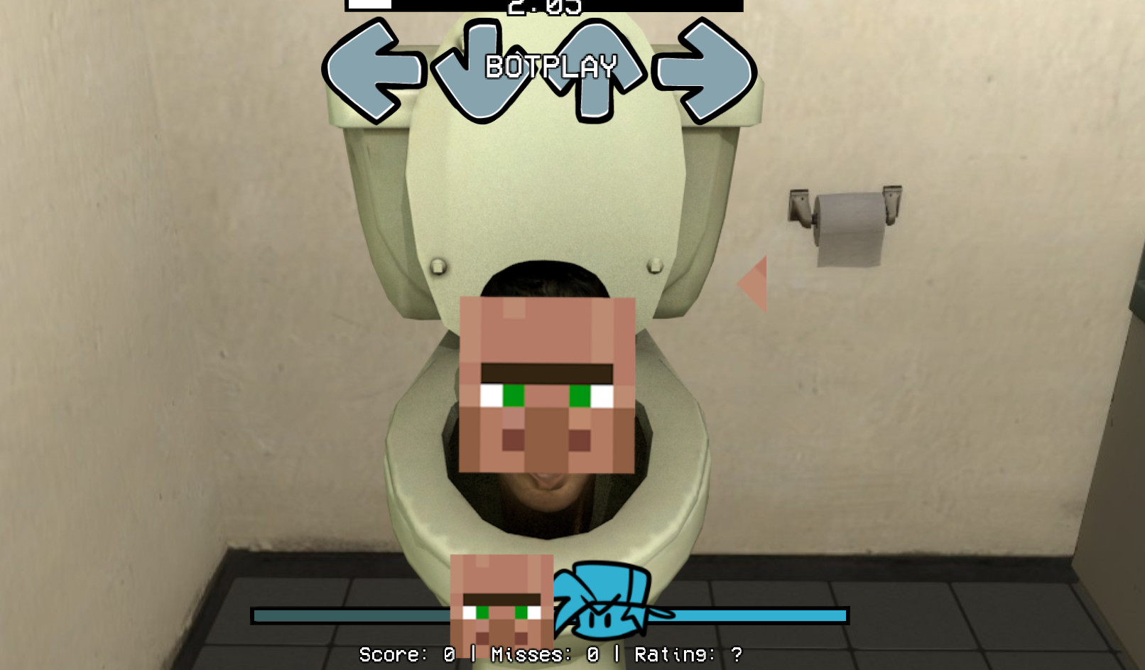skibidi toilet takeover villager