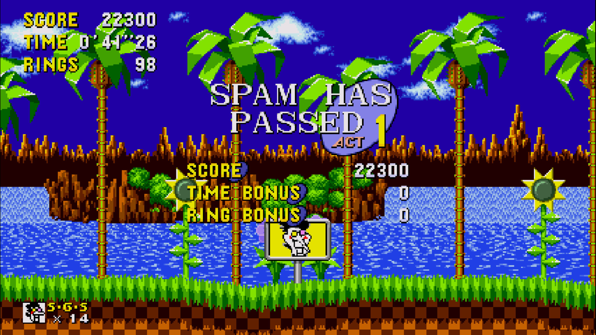 skill issue mod [Sonic the Hedgehog Forever] [Mods]