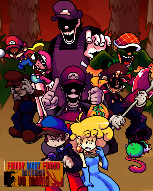 FNF Antiverse: VS MARIO
