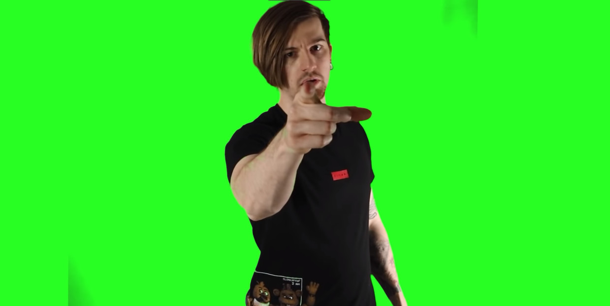 FNF VS green screen 8-BitRyan