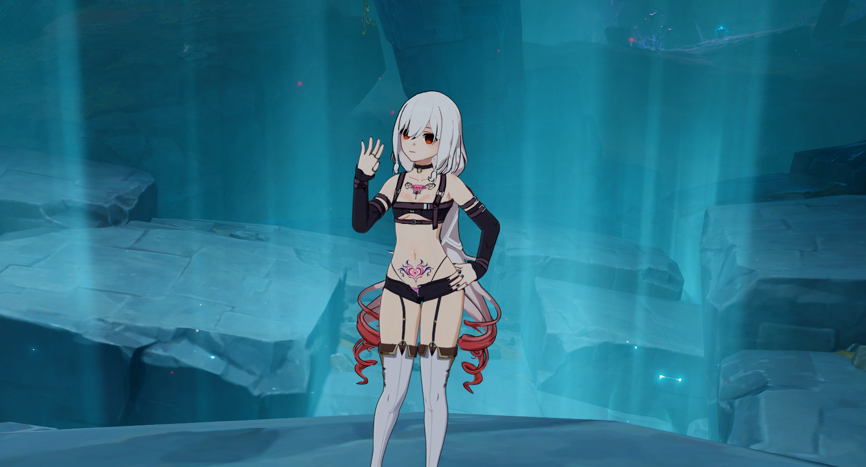 Zeroruka's Sexy Rogue Hutao - Alt hair + Textures