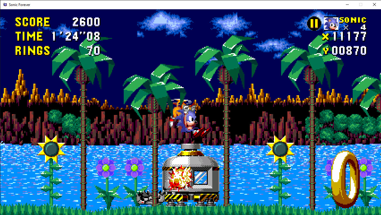 Sonic 1 Forever: Wood Zone Plus (Initial Release) ✪ Full Game