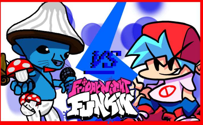 fnf vs cat smurf V1.2