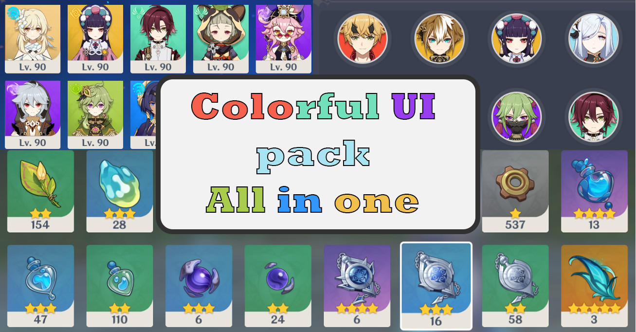 Colorful UI pack