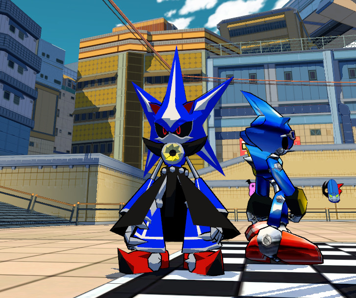 Neo Metal Sonic + Riders Metal Sonic [Bomb Rush Cyberfunk] [Mods]