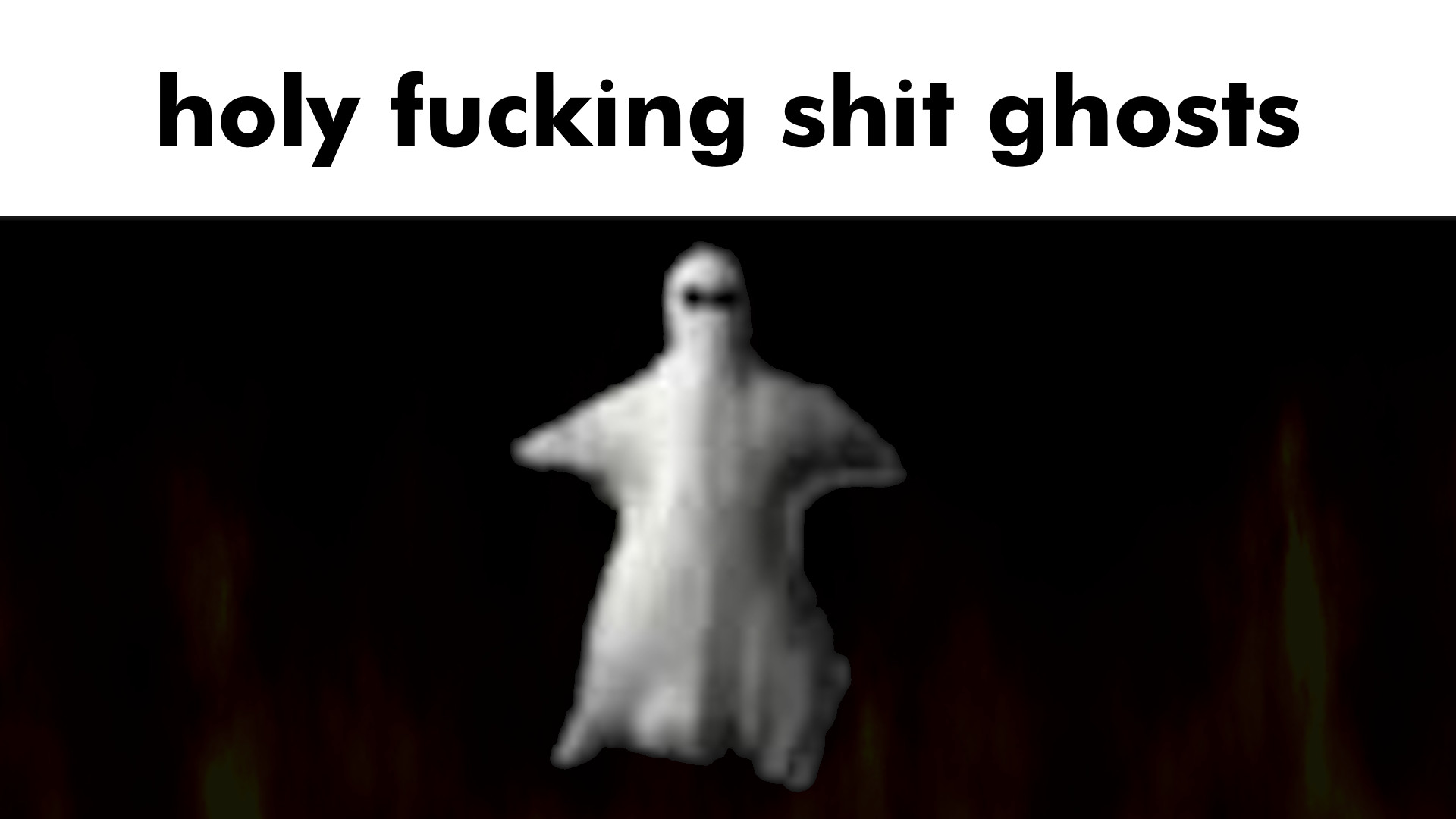 holy fucking shit a ghost