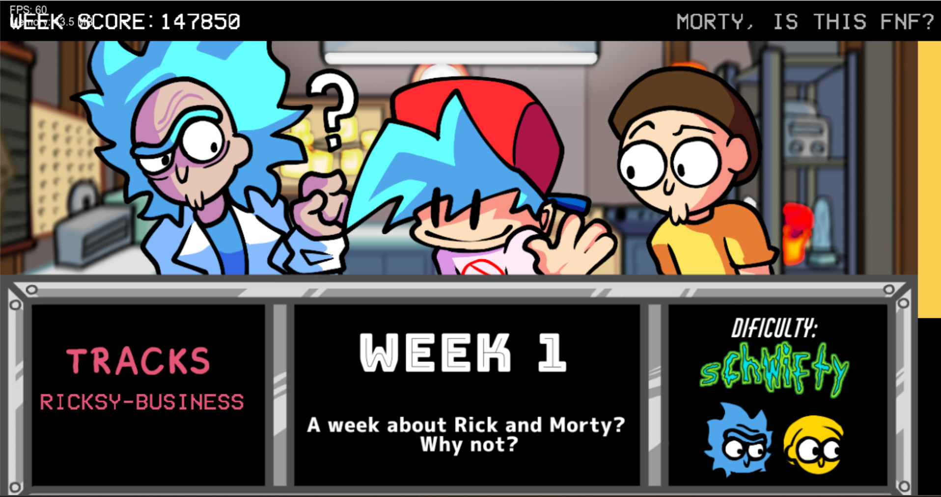 FNF Rick and Morty: Schwiftying on a Friday Night - Play Online on Snokido