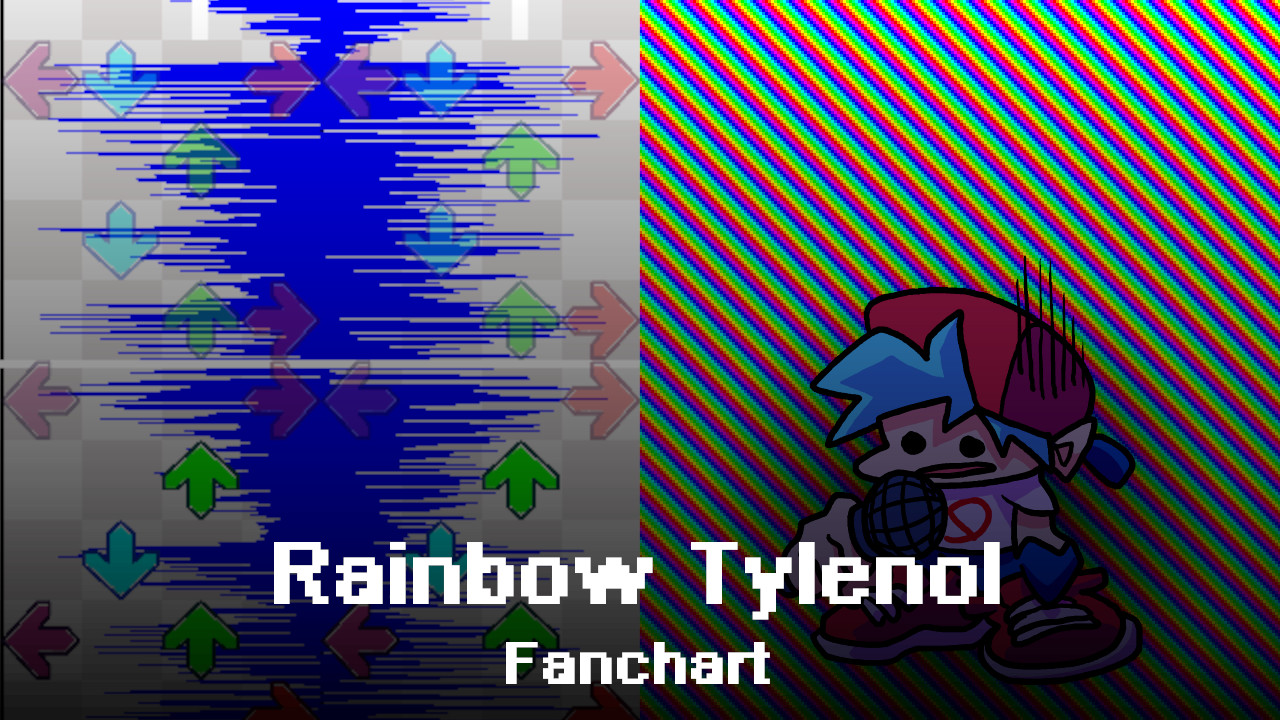Rainbow Tylenol Charted