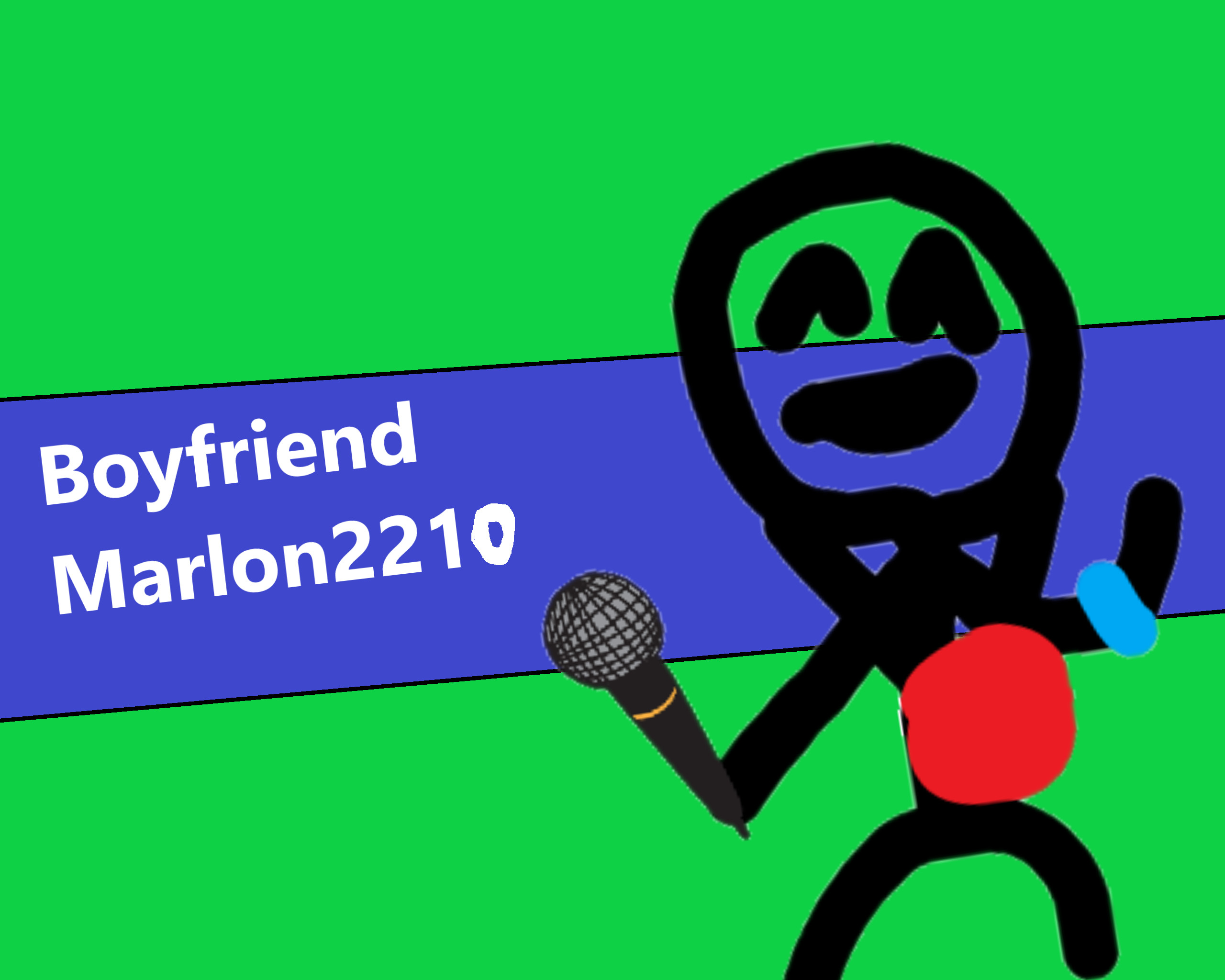 Boyfriend - Marlon2210 Skin Mod for Friday Night Funkin' | FNF Mods