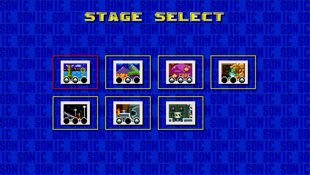 Sonic 1 Chaos Emerald Romhack