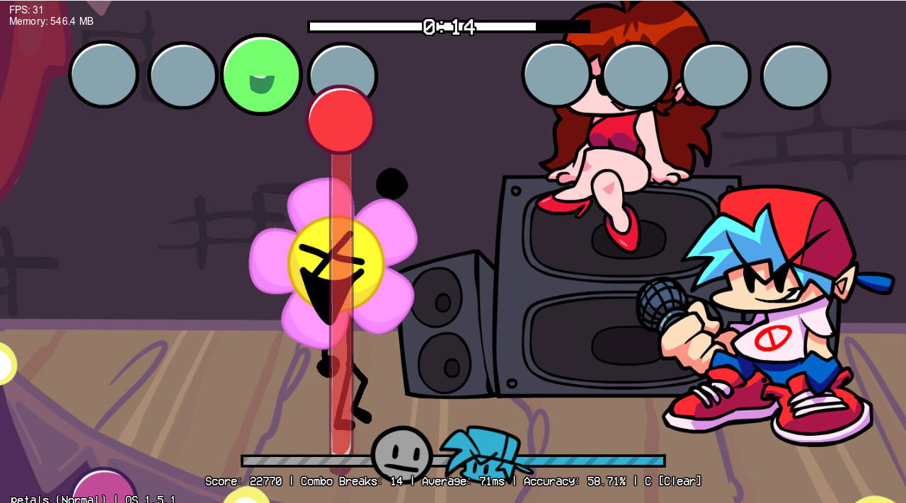 Vs. Flower [ONESHOT] Mod for Friday Night Funkin' | FNF Mods