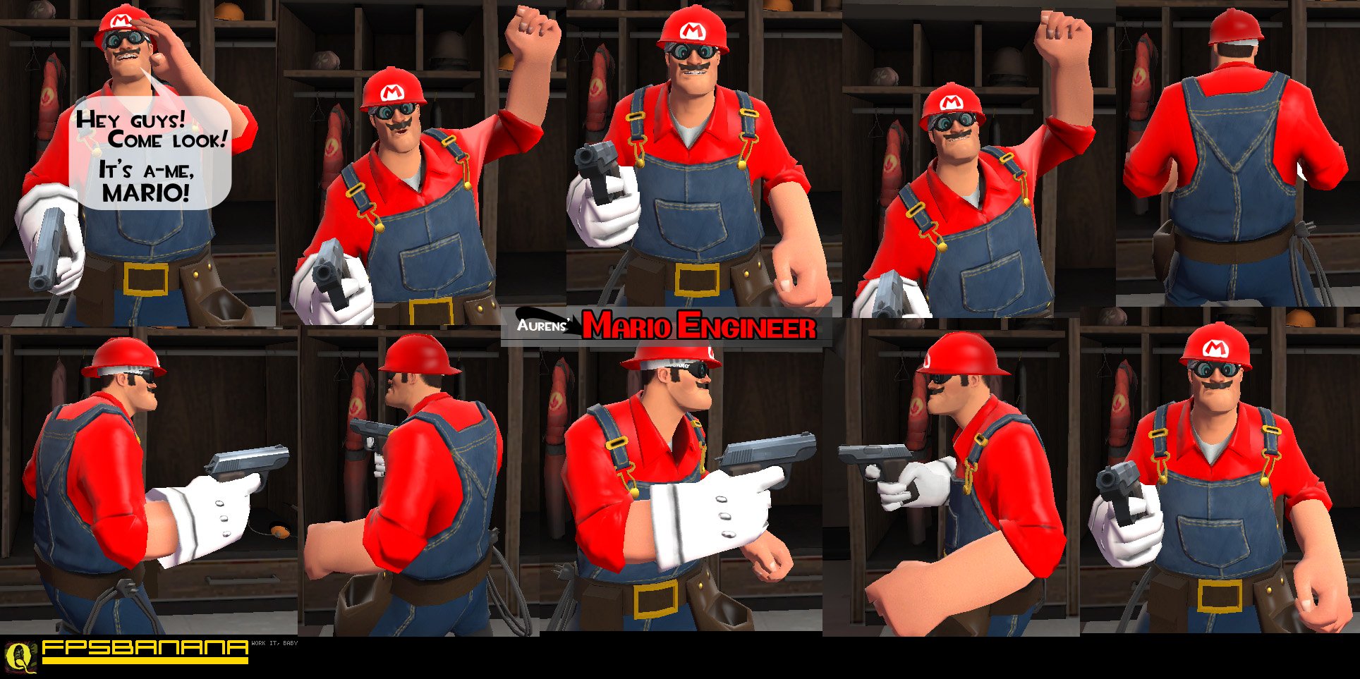 engineer mario hat