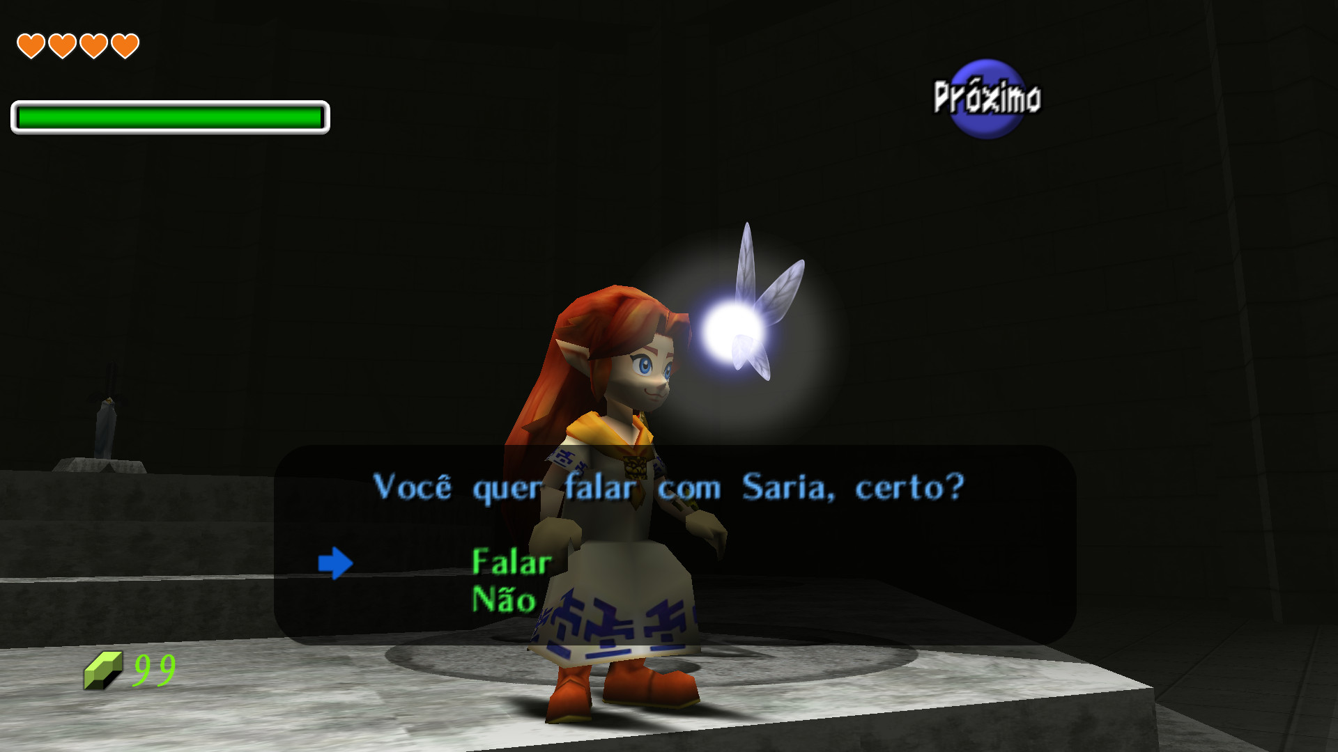 Zelda Ocarina of Time 3DS - PT-BR - Tutorial - Português do Brasil 